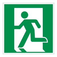 Emergency exit left (ASR A1.3)